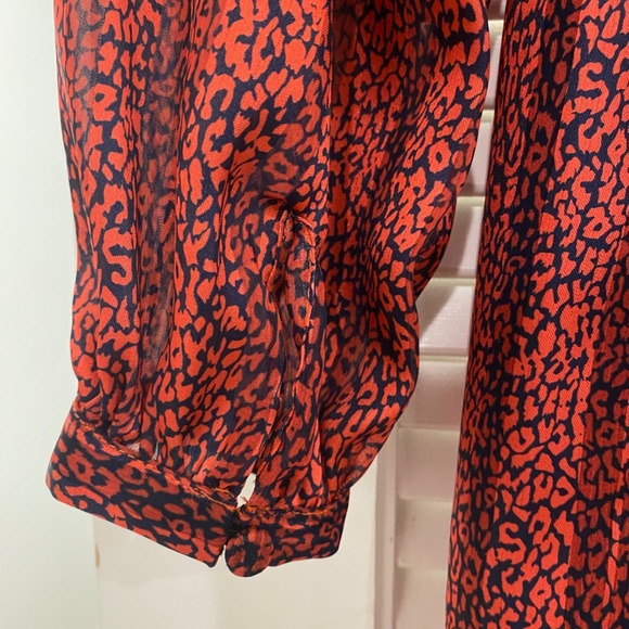 Kookai Dress Long Sleeve V Neck - Picture 6 of 10